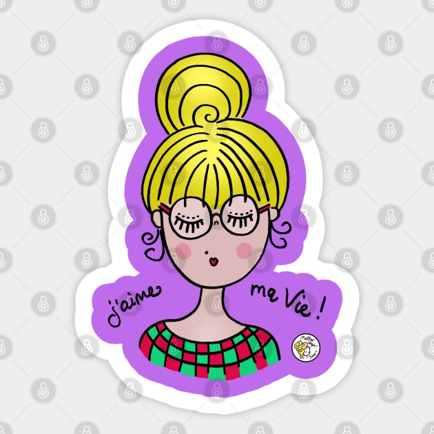 Cute girl Sticker by Mellowdays